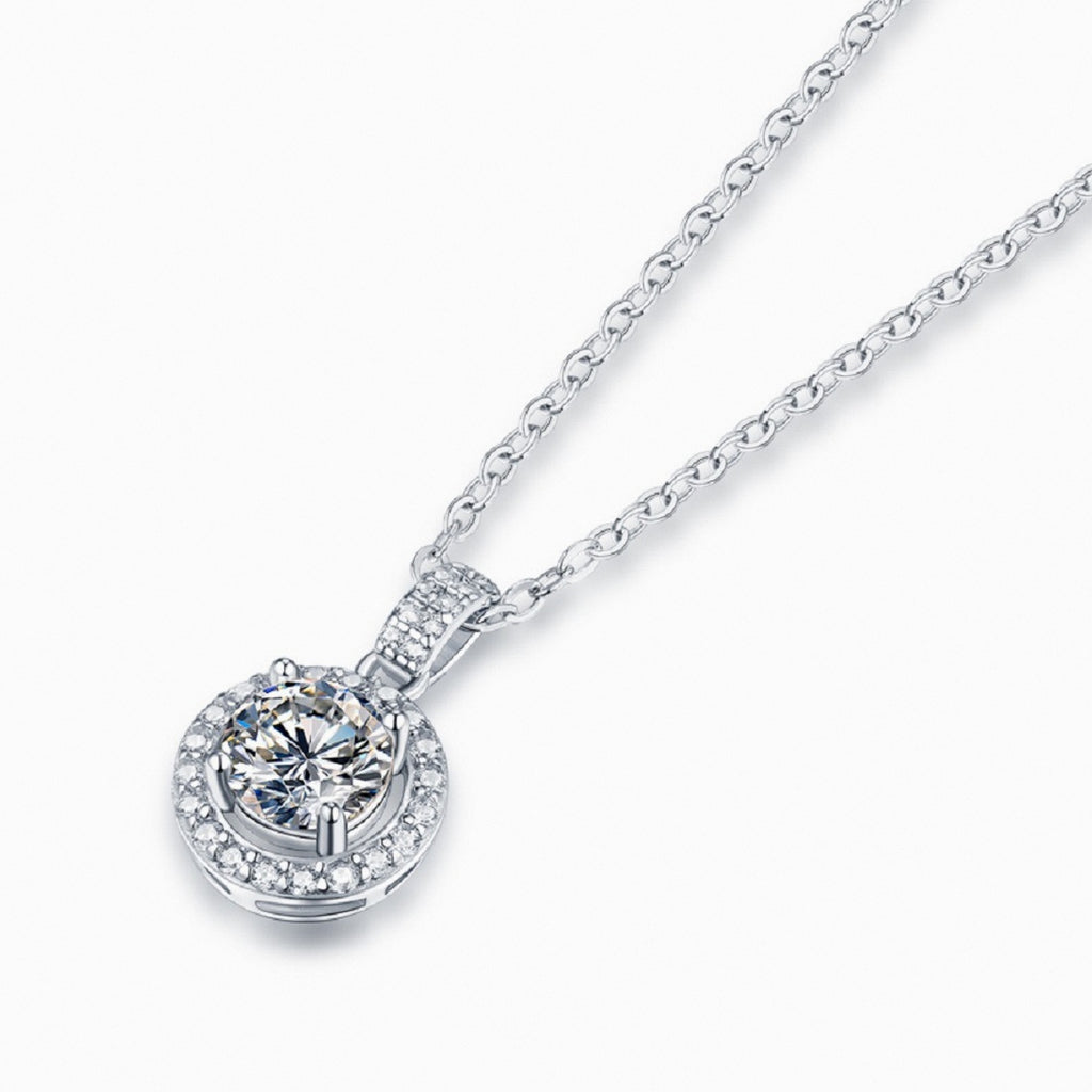 Disque pavé de moissanite, carte blanche