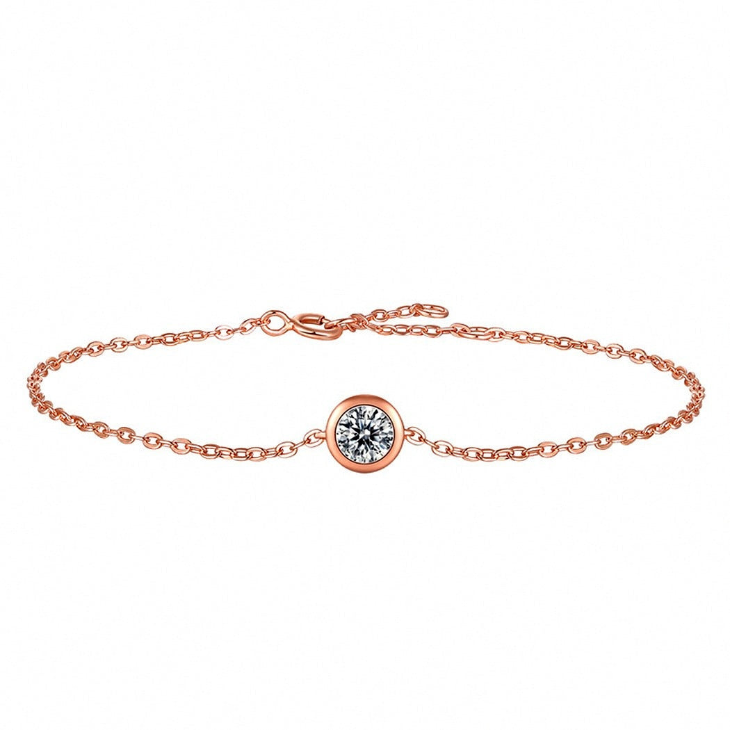 Bracelet Bulle Kouchta — vue studio, finition or rose sur argent 925